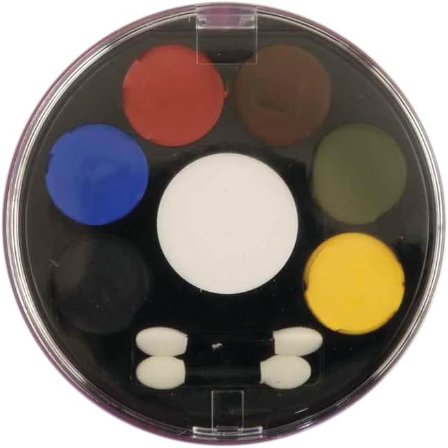 Forum Novelties Costume Day of The Dead Face Paint Makeup Kit, Net Wt. 14 g/.5 Oz-Velvo Beauty