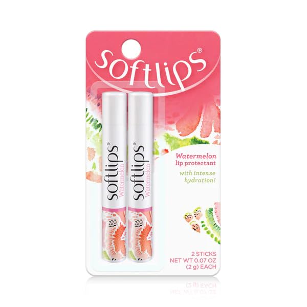 watermelon lip balm with intense hydration 2 sticks-Velvo Beauty