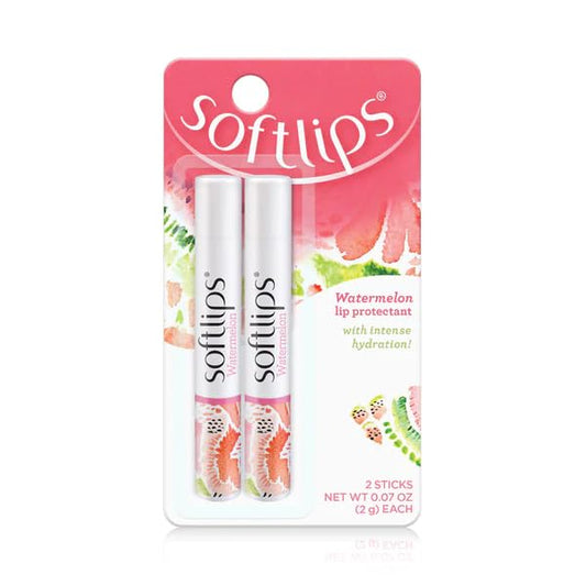 watermelon lip balm with intense hydration 2 sticks-Velvo Beauty