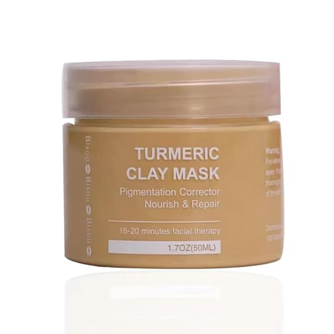 Turmeric Clay, Dead Sea Mud & Charcoal Gel Face Mask Trio With Applicator, Deep cleansing Clay and Mask Applicator, Facial Therapy PH Balanced Hypo-allergenic (3 Sets Mud Mask)-Velvo Beauty