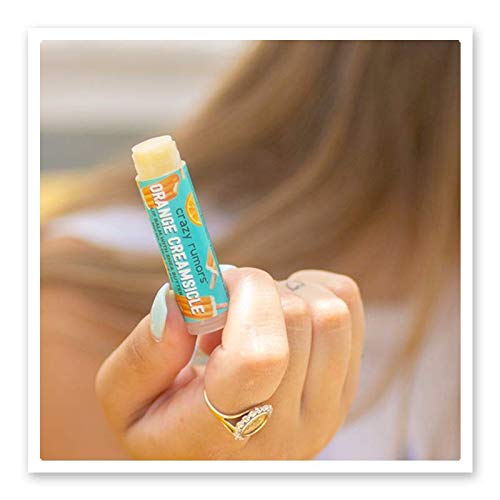 Crazy Rumors Orange Creamsicle Lip Balm. 100% Natural, Vegan, Plant-Based, Made in USA (1-Pack)-Velvo Beauty