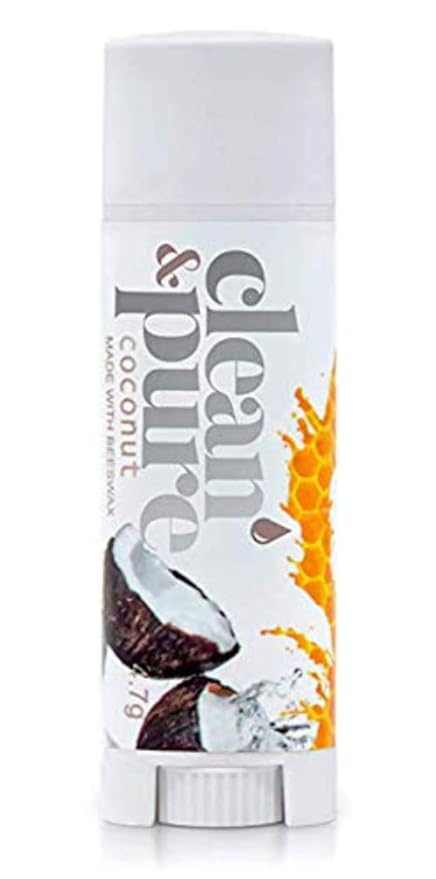 Lip Balm (Coconut) | Manuka Honey Conditioning Lip Care with 100% All Natural Beeswax and Vitamin E Oil | Flavored Lip Balm for Dry-Velvo Beauty