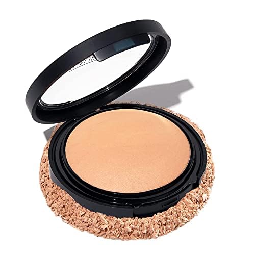 LAURA GELLER NEW YORK Baked Double Take Powder Foundation - Medium - Buildable Medium to Full Coverage - Matte Finish-Velvo Beauty
