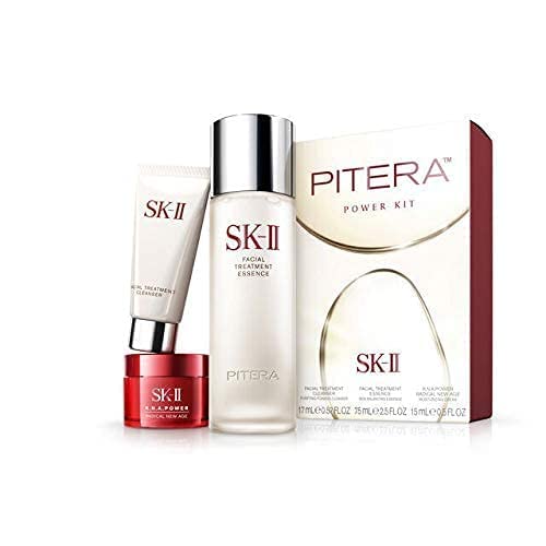 SK-II PITERA Power Kit Fantasista Utamaro Limited Edition 3pc. Facial Treatment Essence, 75 mL R.N.A.POWER Cream, 15 ml. Facial Treatment Cleanser, 17 ml.-Velvo Beauty