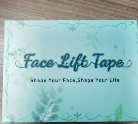 Face Lift Tape Invisible, Facelift Tape for Face, Neck Strips Lift Turkey Neck, Skin Lifting Tapes V Edge Patches for Wrinkle, Jowl, Eye, Double Chin, Loose Sagging Skin (1 Count (Pack of 280))-Velvo Beauty