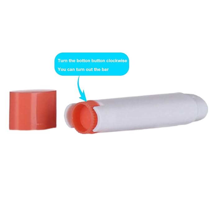 5ml 100Pcs Empty Oval Deodorant Lip balm Tubes Containers Twist-up Refillable Containers for Lipstick,Chapstick,Homemade Lip balm,DIY Deodorants(Pink White)-Velvo Beauty