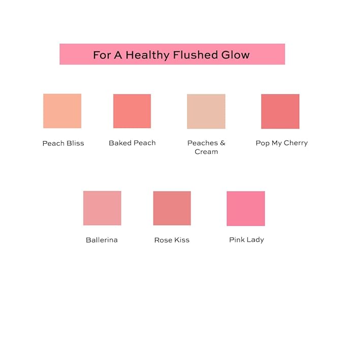 Revolution, Blusher Reloaded, Pressed Powder Face Blusher, Highly Pigmented & Long-Lasting Formula, Pop My Cherry, 0.26 oz-Velvo Beauty