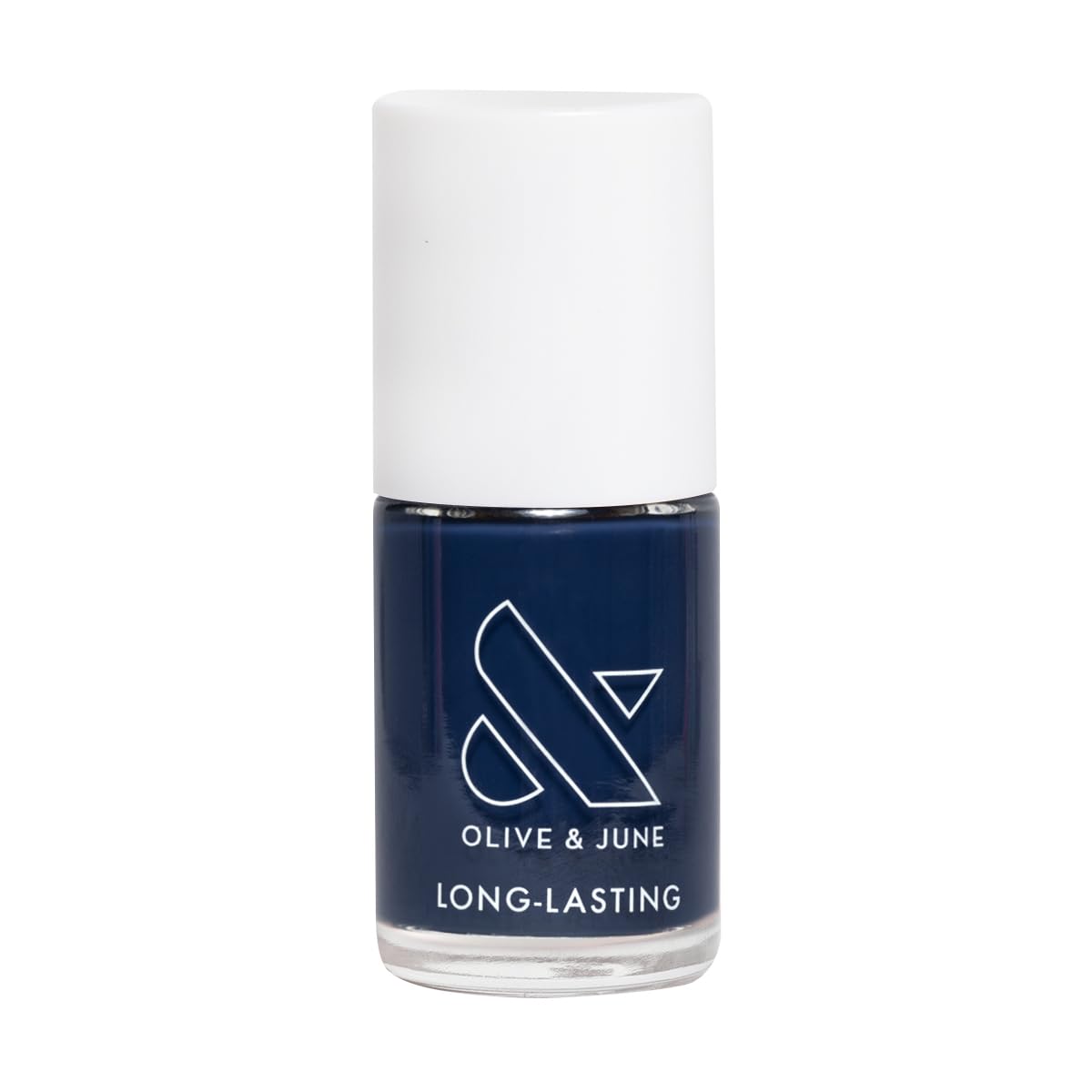 Olive & June Long Lasting Nail Polish | Plump Gel-Like Finish No Lamp Needed | Lasts up to 10 days | Salon-Quality Color at Home | 15-Free Vegan Cruelty-Free, Chip-Resistant Shine | Ack, a shark Navy-Velvo Beauty