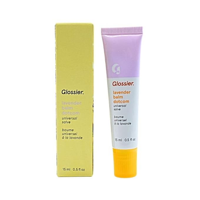 Glossier Balm Dotcom Lip Balm and Skin Salve - Lavender - sheer purple tint-Velvo Beauty