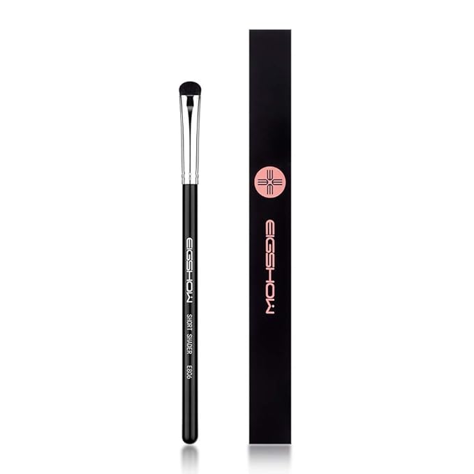 Eyeshadow Smudge Brush, EIGSHOW Short Shader Precision Makeup Brush High-End for Creasing & Cat Eye Makeup, Premium Quality, Cruelty-Free (E806)-Velvo Beauty