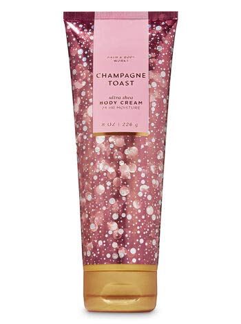 Bath and Body Works - Champagne Toast - 3 pc. Gift Set - Moisturizing Body Wash, Fine Fragrance Mist and Ultra Shea Body Cream - (2019 Edition)-Velvo Beauty