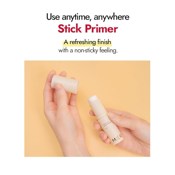 MERYTHOD PORE-CHAK Stick Primer Erasing Mattifying Hard Primer Stick, Filttered Effect, Easy Stick Type, Uneven&Pore Cover 0.4oz-Velvo Beauty