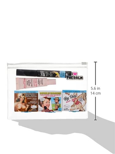 Clean and Green by the Balm for Women - 5Pc 0.1ozBig Date Blush, 0.1oz Bronzilla Bronzer, 0.1oz Double Crosser Wow Highlighter, 0.27oz Nuit Mascara in Extra Black, 0.39Anne T. Dotes Primer-Velvo Beauty