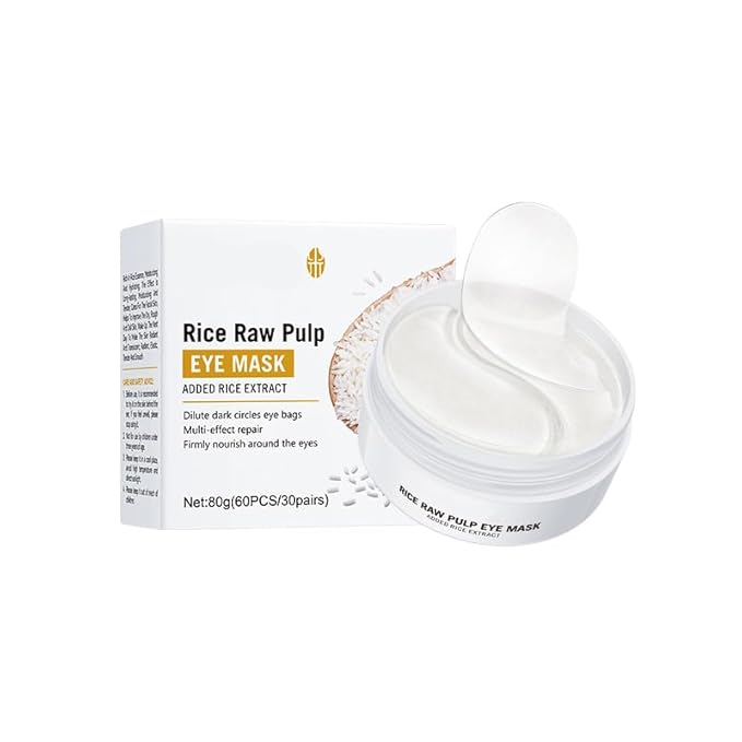 Rice Essence Eyes Mask Smooth And Moisturizing Around Eyes Skin Added Rice Extract, 2.27 Ounce (Pack of 1)-Velvo Beauty