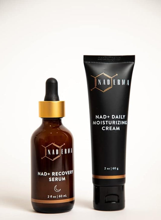 Naderma Recovery Set (NAD+ Daily Moisturizing Cream and NAD+ Recovery Serum)-Velvo Beauty
