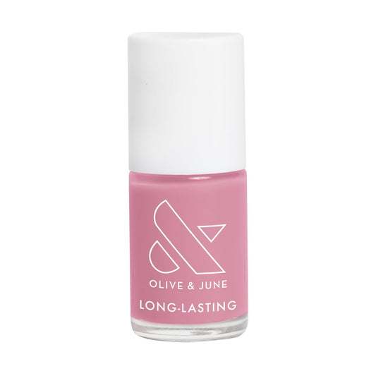 Olive & June Long Lasting Nail Polish | Plump Gel-Like Finish No Lamp Needed Lasts up to 10 days | Salon-Quality Color at Home | 15-Free, Vegan & Cruelty-Free Chip-Resistant Shine | World Lit, Mauve-Velvo Beauty