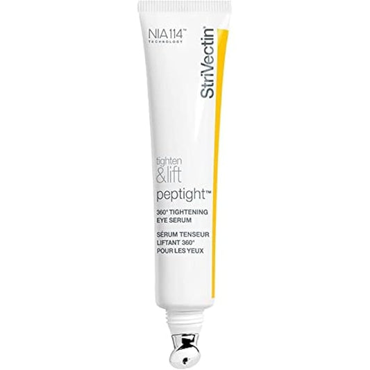 StriVectin Tighten & Lift Peptight 360 Degree Eye Serum with Tightening & Brightening Peptides for Wrinkles, Under Eye Bags and Puffiness, 1 fl. Oz-Velvo Beauty