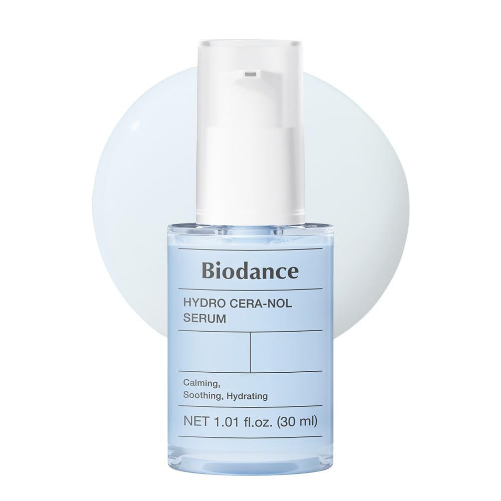 BIODANCE Hydro Cera-Nol Serum, Hydrating, Quick Soothing Effect, Redness Reducing, Hydration Boost Serum for Sensitive Skin, Korean Skincare | 1.01 fl.oz x 1 ea-Velvo Beauty