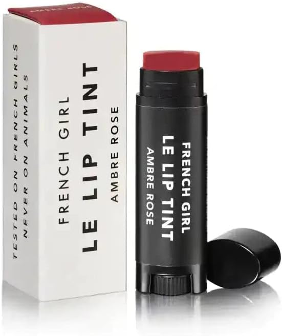 French Girl Le Lip Tint - Moisturizing & Hydrating Lip Balm for Sheer, Buildable Coverage & Shine, Clean Formula, Organic Ingredients, Vegan & Cruelty-Free-Velvo Beauty