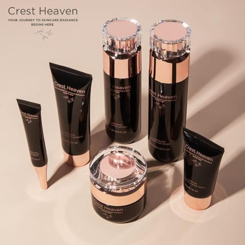 Women 6-Piece Facial Kit for Radiant Skin Care, Facial Care, Face Moisturizing and Anti-aging Skin Care luxeGlow-Velvo Beauty