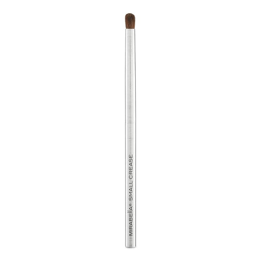 Mirabella Small Crease Eyeshadow Brush, Premium Professional Makeup Brush Collection, Cruelty-Free Synthetic Bristle Brush, Hand-Sculpted Brushed Aluminum Handle, Luxury Blending Brush for Makeup-Velvo Beauty