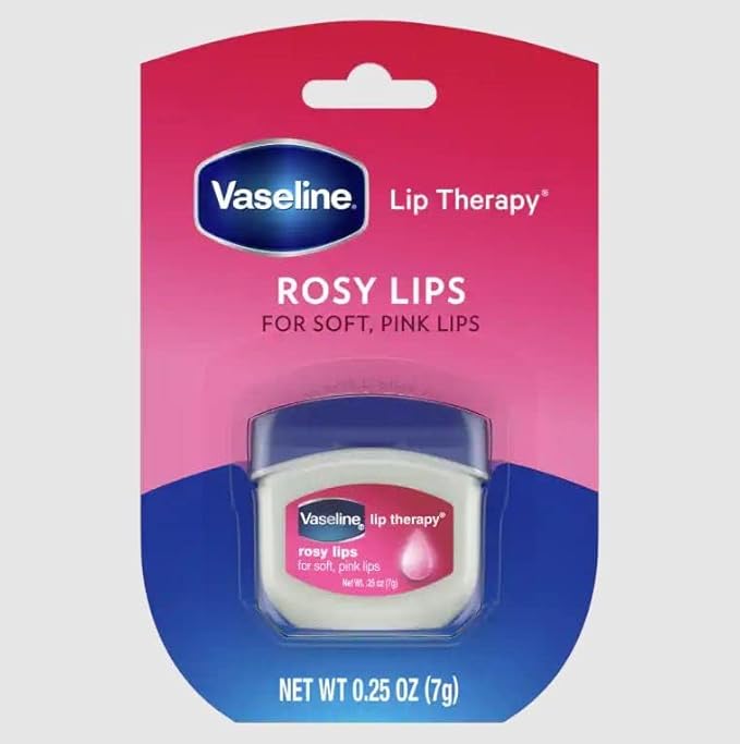 Vaseline Lip Therapy Rosy Lips Flavor Dry Chapped Lips 0.25 Oz (7g)-Velvo Beauty