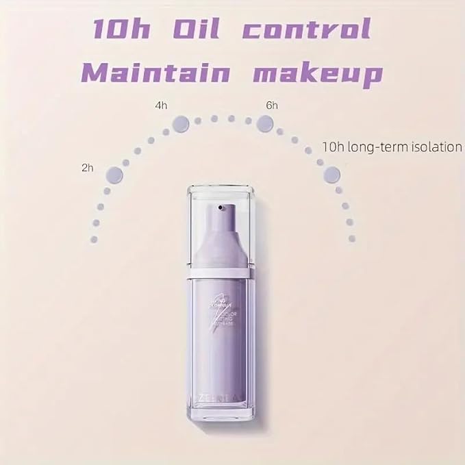 ZEESEA Green Correcting Face Primer for Brighten, Neutralizes Uneven Skin Tone and Facial Redness,Grips Makeup Base for Long-Lasting Wear,Cruelty-Free, 1.06 Oz-Velvo Beauty