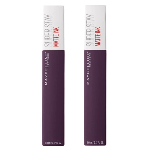 Pack of 2 Maybelline New York SuperStay Matte Ink Liquid Lipstick, Originator # 1102-Velvo Beauty