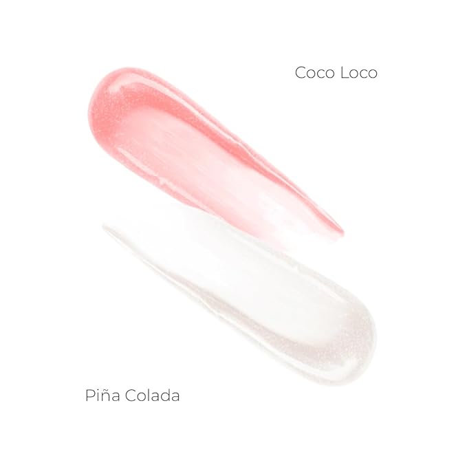 Coconut Lip Oil | Pearl Pink Lip Treatment with Coconut Oil | Moistuizing Lip Oil | Vegan & Cruelty Free Lip Oil | 99% Natural Lip Oil | Coco Loco 5 ml (Pearl Pink)-Velvo Beauty