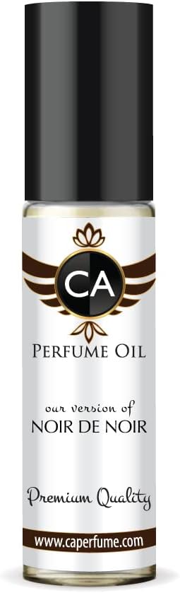 CA Perfume Club Impression of Noir De Noir For Women & Men Body Oil Fragrance Roll-On 0.3 Fl Oz/10ml-Velvo Beauty