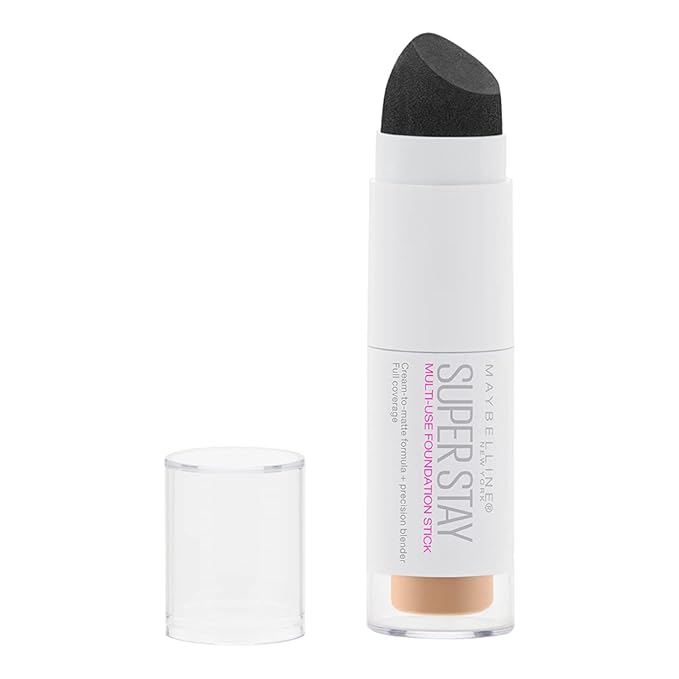 Maybelline New York Super Stay Foundation Stick For Normal to Oily Skin, Buff Beige, 0.25 oz.-Velvo Beauty