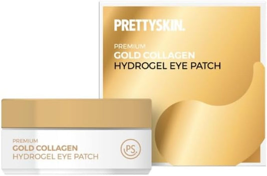 PS.PRETTYSKIN Gold Collagen Hydrogel Eye Patch 60-Sheets-Velvo Beauty