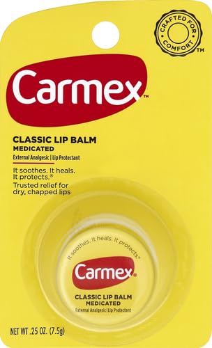 Carmex Classic Lip Balm Medicated 0.25 oz (Pack of 10)-Velvo Beauty
