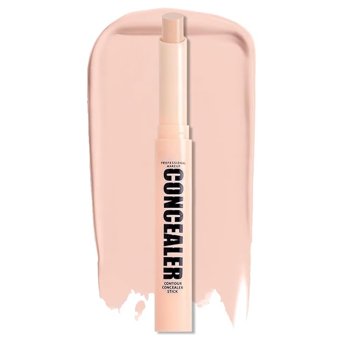 Kaely PROFESSIONAL MAKEUP Correcting Concealer Stick,Medium Coverage Concealer Crayon,under Eye Brightener Concealer for Dark Circles,corrector de ojeras,Lightweight,Vegan,03 LIGHT PINK-Velvo Beauty