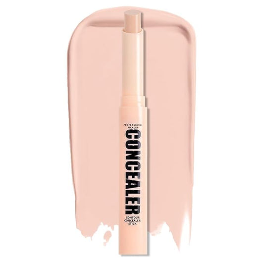 Kaely PROFESSIONAL MAKEUP Correcting Concealer Stick,Medium Coverage Concealer Crayon,under Eye Brightener Concealer for Dark Circles,corrector de ojeras,Lightweight,Vegan,03 LIGHT PINK-Velvo Beauty