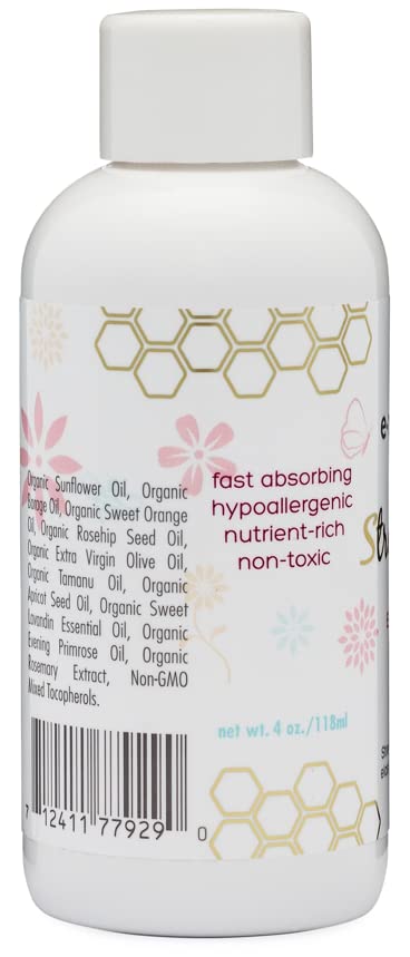 Era Organics Organic Stretch Mark Oil for Pregnancy - Extra Moisturizing Belly Oil for Pregnancy - Pregnancy Oil to Prevent Stretch Marks - Pregnancy Must Haves-Velvo Beauty