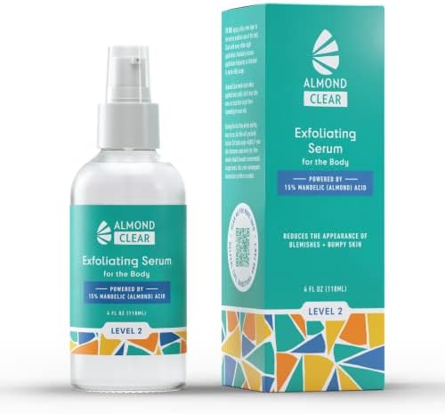 Level 2 Serum | Mandelic Acid Body Serum for Acne, Folliculitis, Aging Skin, Ingrown Hairs, Dark Spots on Face, Chest, Butt, Back, Thighs, Arms | 4 oz-Velvo Beauty