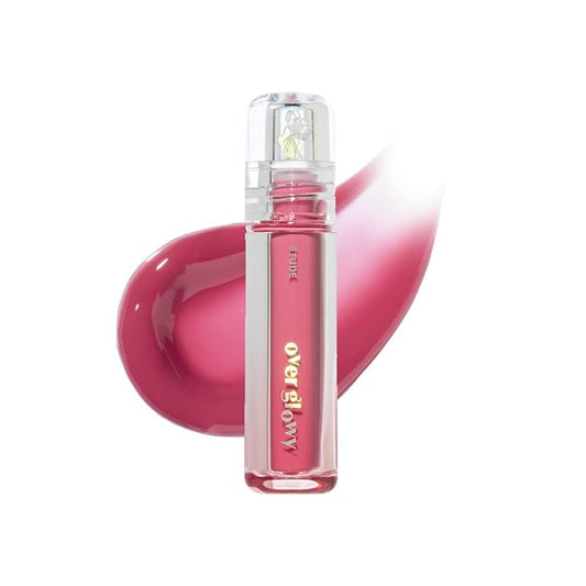ETUDE Over Glowy Lip Gloss #6 Taro Berry | Non-Sticky Vegan Lip Tint | Moisturized & Long-lasting Lip Gloss | Daily Stain for Dry Lips, Korean Makeup, K-beauty, Perfect for Gift-Velvo Beauty