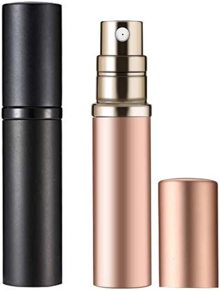 YEEJOK Travel Essentials for Women Men, Travel Perfume Bottles Refillable, Perfume Atomizer Spray Container, Mini Portable Easy Pump Refilled 5ml Bottle for Flying,Purse,Vaction Essentials-Velvo Beauty