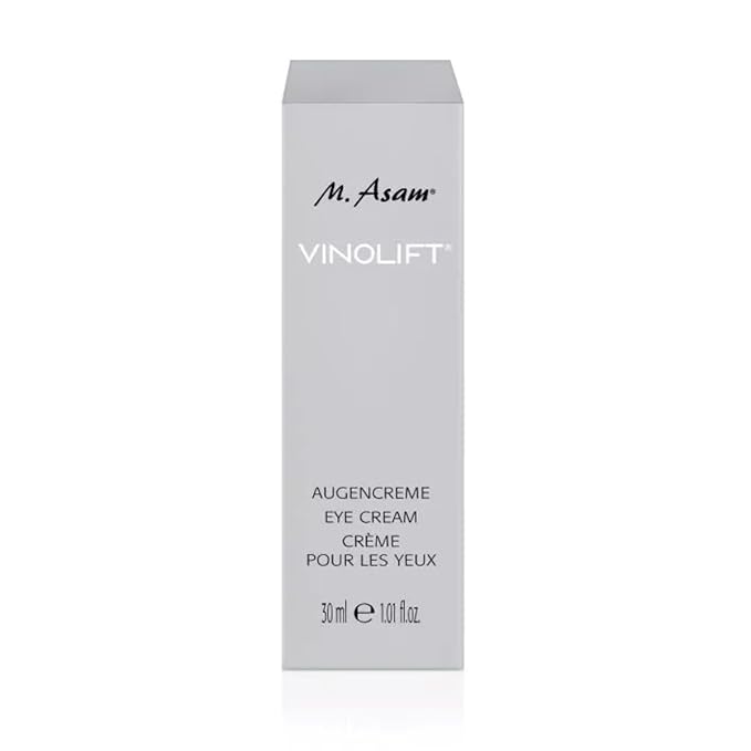 M. Asam VINOLIFT Eye Cream - anti-wrinkle eye care with resveratrol & encapsulated OPC for skin rejuvenation, hyaluronic acid provides moisture & makes skin look plumped up, 1.01 Fl Oz-Velvo Beauty