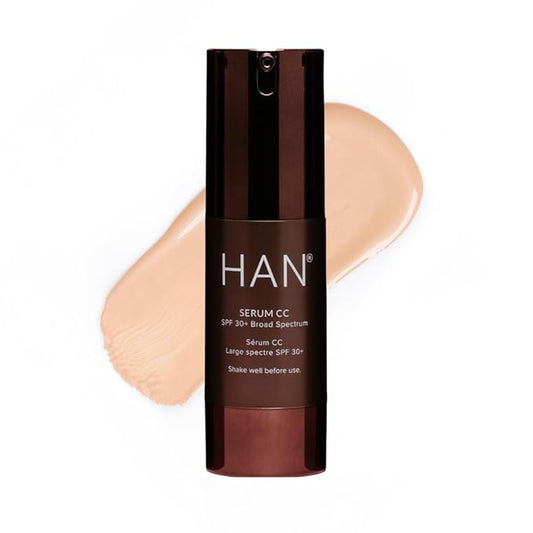 HAN Skincare Cosmetics Serum CC with SPF 30 I Vegan I Cruelty-Free I Waterless (Shade 1)-Velvo Beauty