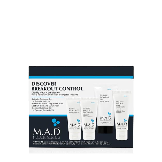 M.A.D Skincare Discover Breakout Control Acne Travel System Set-Velvo Beauty