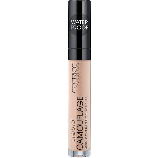 Catrice Liquid Camouflage High Coverage Concealer, Concealer Pen, Lasts 12 Hours, No.020 Light Beige, Nude for Combination Skin, for Blemished Skin, Long Lasting, Vegan, Oil-Free, Waterproof (5ml)-Velvo Beauty