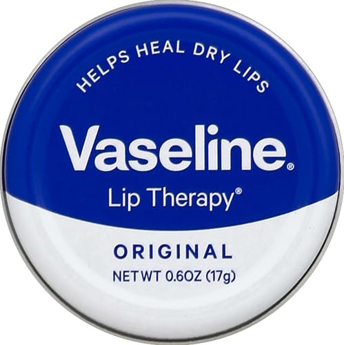 Vaseline Lip Therapy Lip Balm Tin, Original, 0.6 oz-Velvo Beauty