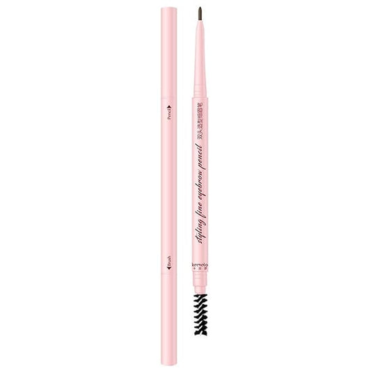 Eyebrow Pencil Dark Brown,Eyebrow Pencils for Women,Micro Brow Pencil Waterproof Smudgeproof,Ultra-Precise Tip Long-Lasting Brow Pencils for Natural Eye Brows,Built-In Spoolie Brush,03 Dark Brown.-Velvo Beauty