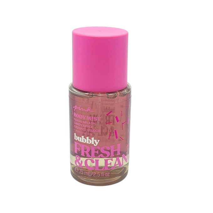 Victoria's Secret Pink Bubbly Body Mist Travel Size 2.5 fl oz (Warm & Cozy and Fresh & Clean)-Velvo Beauty