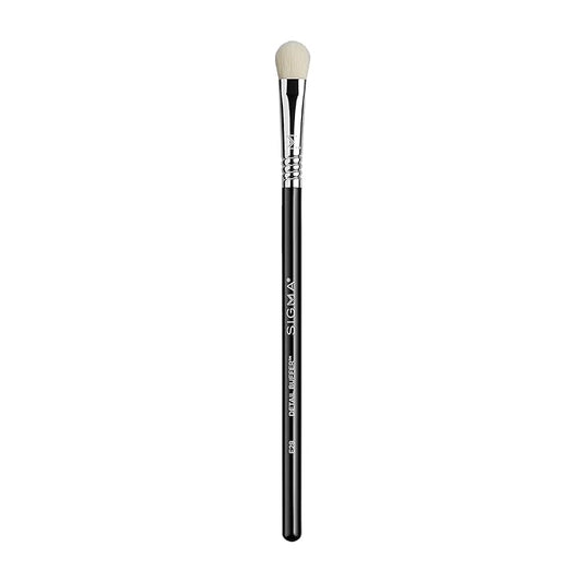 Sigma Beauty Professional E28 Detail Buffer Brush – Professional Eyeshadow Brush for Seamless Cream or Liquid Eyeshadow Blending, Packing on Metallic Shades & Highlighting the Brow Bone (1 Brush)-Velvo Beauty