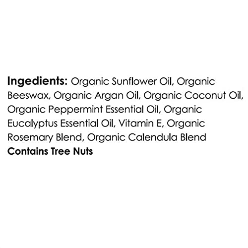 Moroccan Magic Organic Peppermint Eucalyptus Lip Balm 3 Pack | Ultra-Hydrating Argan & Essential Oil Lip Moisturizer + Vitamin E | Natural Mint Chapstick for Dry Lips | Non-Toxic | Organic Lip Balm-Velvo Beauty