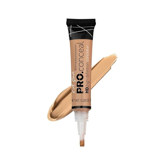 L.A. Girl Pro Concealer, Medium Beige, 0.28 Oz (LAX-GC978-A)-Velvo Beauty