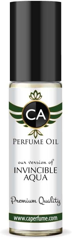 CA Perfume Impression of Paco R. Invincible Aqua For Men Replica Fragrance Body Oil Dupes Alcohol-Free Essential Aromatherapy Sample Travel Size Concentrated Long Lasting Attar Roll-On 0.3 Fl Oz/10ml-Velvo Beauty